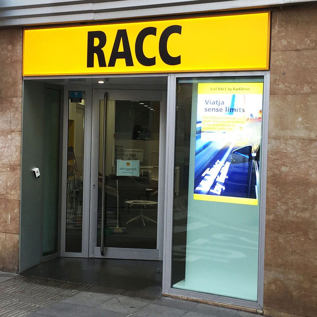 RACC digital screens