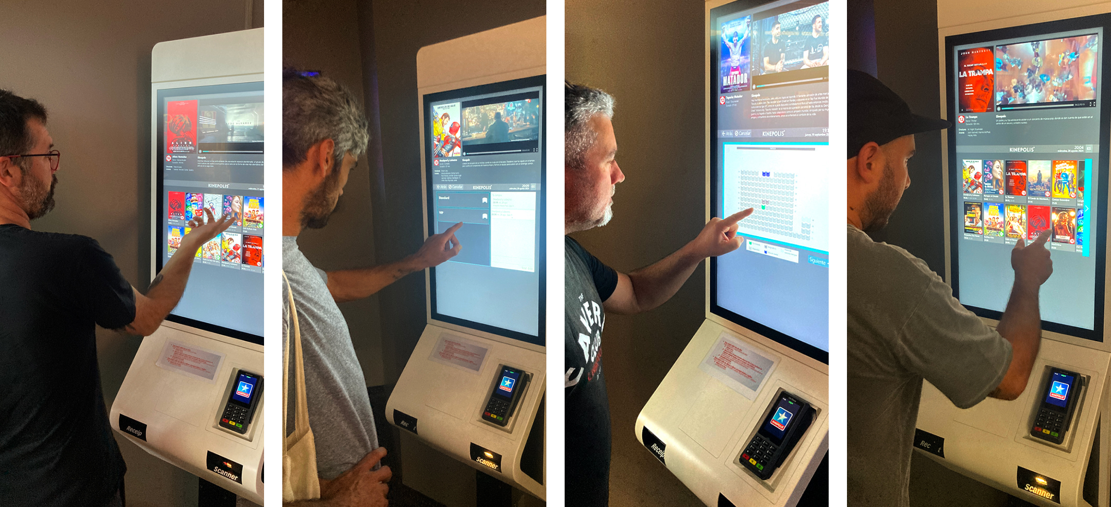 UX research for a digital cinema kiosk